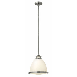 H3124PLLED Amelia Down Light Pendant Light - Polished Antique Nickel H3124PLLED Amelia Down Light Pendant Light - Polished Antique Nickel