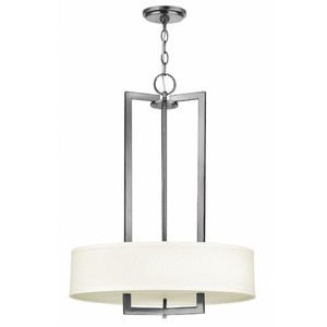 H3203AN Hampton Drum Pendant Pendant Light - Antique Nickel H3203AN Hampton Drum Pendant Pendant Light - Antique Nickel