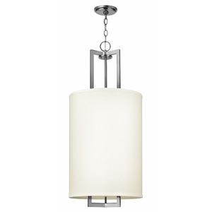 H3205AN Hampton Drum Pendant Pendant Light - Antique Nickel H3205AN Hampton Drum Pendant Pendant Light - Antique Nickel