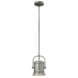 H3254BN Pullman Mini-Pendant Pendant Light - Brushed Nickel H3254BN Pullman Mini-Pendant Pendant Light - Brushed Nickel