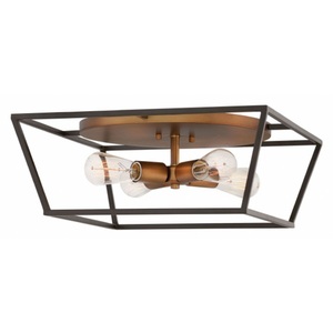 H3331BZ Fulton Flush Mount Ceiling Light - Bronze H3331BZ Fulton Flush Mount Ceiling Light - Bronze