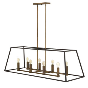 H3338BZ Fulton Linear Pendant Pendant Light - Bronze H3338BZ Fulton Linear Pendant Pendant Light - Bronze