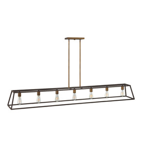 H3355BZ Fulton Linear Pendant Pendant Light - Bronze H3355BZ Fulton Linear Pendant Pendant Light - Bronze