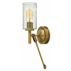 H3380HB Collier 1 Bulb Wall Sconce - Heritage Brass H3380HB Collier 1 Bulb Wall Sconce - Heritage Brass