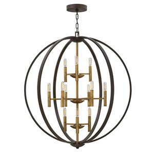 H3469SB Euclid Entrance / Foyer Pendant Light - Spanish Bronze H3469SB Euclid Entrance / Foyer Pendant Light - Spanish Bronze