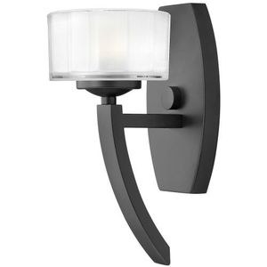 H3870SK Meridian 1 Bulb Wall Sconce - Satin Black H3870SK Meridian 1 Bulb Wall Sconce - Satin Black