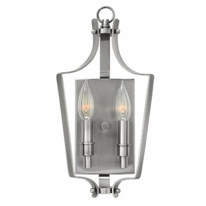 H4492PL Fleming Multi Bulb Wall Sconce - Polished Antique Nickel H4492PL Fleming Multi Bulb Wall Sconce - Polished Antique Nickel