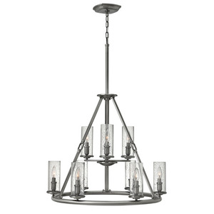 H4789PL Dakota Mid Sized Chandelier Chandelier - Polished Antique Nickel H4789PL Dakota Mid Sized Chandelier Chandelier - Polished Antique Nickel