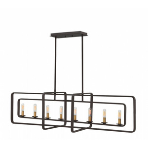 H4818KZ Quentin Linear Pendant Pendant Light - Buckeye Bronze H4818KZ Quentin Linear Pendant Pendant Light - Buckeye Bronze