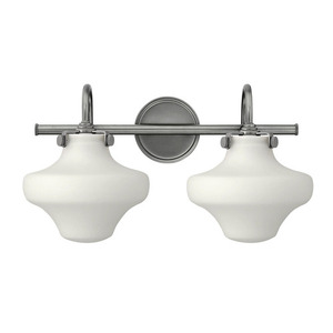H50025AN Congress 2 Bulb Bathroom Lighting - Antique Nickel H50025AN Congress 2 Bulb Bathroom Lighting - Antique Nickel