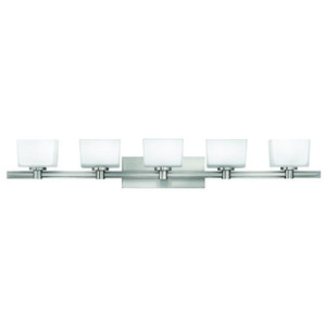H5025BNLED Taylor 4 or More Bulb Bathroom Lighting - Brushed Nickel H5025BNLED Taylor 4 or More Bulb Bathroom Lighting - Brushed Nickel