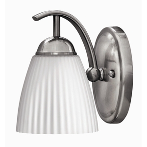 H5070BN Devon 1 Bulb Wall Sconce - Brushed Nickel H5070BN Devon 1 Bulb Wall Sconce - Brushed Nickel