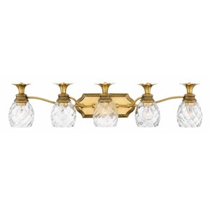 H5315BB Plantation 4 or More Bulb Bathroom Lighting - Burnished Brass H5315BB Plantation 4 or More Bulb Bathroom Lighting - Burnished Brass
