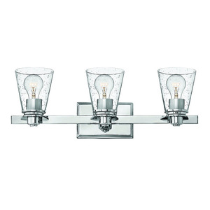 H5553CMCL Avon 3 Bulb Bathroom Lighting - Chrome H5553CMCL Avon 3 Bulb Bathroom Lighting - Chrome