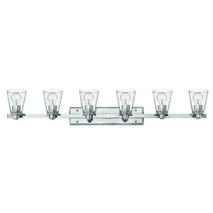 H5556CMCL Avon 4 or More Bulb Bathroom Lighting - Chrome H5556CMCL Avon 4 or More Bulb Bathroom Lighting - Chrome