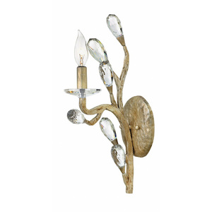 FFR46800CPG Eve 1 Bulb Wall Sconce - Champagne Gold FFR46800CPG Eve 1 Bulb Wall Sconce - Champagne Gold