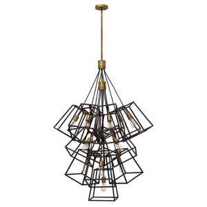 H3358BZ Fulton Multi Light Pendant Light - Bronze H3358BZ Fulton Multi Light Pendant Light - Bronze