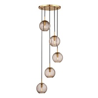 Multi Light Pendant 13-1/2" Width