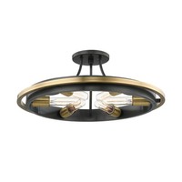 Flush Mount Ceiling Light 21" Width