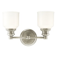 Bathroom Lighting (2 Bulbs) 14-1/4" Width Bathroom Lighting (2 Bulbs) 14-1/4" Width