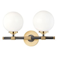 Bathroom Lighting (2 Bulbs) 15" Width