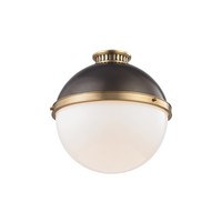 Flush Mount Ceiling Light 14-3/4" Width