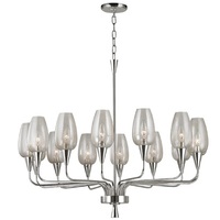 Mid Sized Chandelier 32-1/4" Width