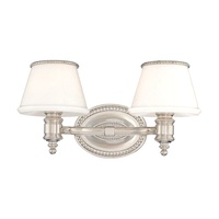 Bathroom Lighting (2 Bulbs) 14-1/2" Width Bathroom Lighting (2 Bulbs) 14-1/2" Width