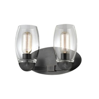 Bathroom Lighting (2 Bulbs) 12" Width