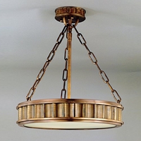 Semi Flush Mount 15-1/2" Width
