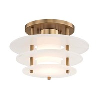 Flush Mount Ceiling Light 11-3/4" Width
