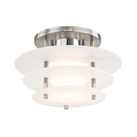 Flush Mount Ceiling Light 11-3/4" Width