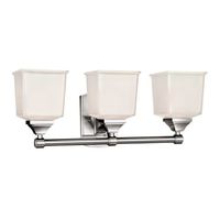 Bathroom Lighting (3 bulbs) 21" Width Bathroom Lighting (3 bulbs) 21" Width