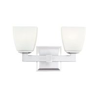 Bathroom Lighting (2 Bulbs) 12" Width