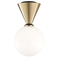 Flush Mount Ceiling Light 7-1/2" Width