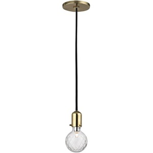 HUD1100AGB Marlow Down Light Pendant Light - Aged Brass HUD1100AGB Marlow Down Light Pendant Light - Aged Brass