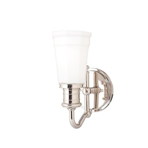 Hud2501pn Bradford 1 Bulb Wall Sconce Polished Nickel At Hud2501pn Bradford 1 Bulb Wall Sconce Polished Nickel