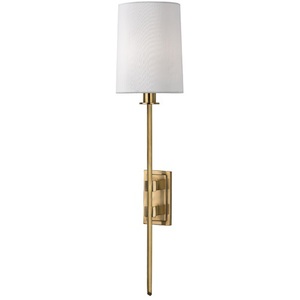 HUD3411AGB Fredonia 1 Bulb Wall Sconce - Aged Brass HUD3411AGB Fredonia 1 Bulb Wall Sconce - Aged Brass