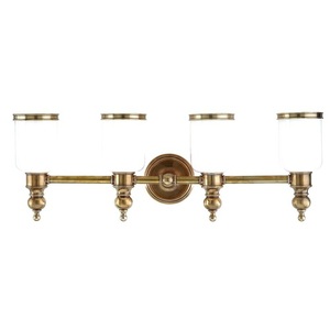 HUD6304AGB Chatham 4 or More Bulb Bathroom Lighting - Aged Brass HUD6304AGB Chatham 4 or More Bulb Bathroom Lighting - Aged Brass