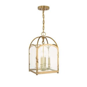 HUD6480AGB Oxford Entrance / Foyer Pendant Light - Aged Brass HUD6480AGB Oxford Entrance / Foyer Pendant Light - Aged Brass