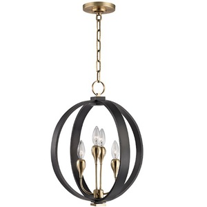 HUD6716AOB Dresden Entrance / Foyer Pendant Light - Aged Old Bronze HUD6716AOB Dresden Entrance / Foyer Pendant Light - Aged Old Bronze