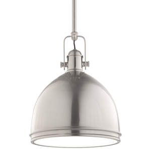 HUD8008SN Windham Mini-Pendant Pendant Light - Satin Nickel HUD8008SN Windham Mini-Pendant Pendant Light - Satin Nickel
