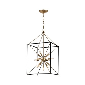 HUD8920AGB Glendale Entrance / Foyer Pendant Light - Aged Brass HUD8920AGB Glendale Entrance / Foyer Pendant Light - Aged Brass