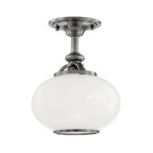 HUD9809FON Canton Semi Flush Mount Ceiling Light - Old Nickel HUD9809FON Canton Semi Flush Mount Ceiling Light - Old Nickel