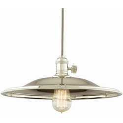 HUD8001HNMM2 Heirloom Down Light Pendant Light - Historic Nickel HUD8001HNMM2 Heirloom Down Light Pendant Light - Historic Nickel