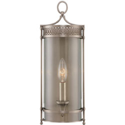 HUD8991PN Amelia 1 Bulb Wall Sconce - Polished Nickel HUD8991PN Amelia 1 Bulb Wall Sconce - Polished Nickel