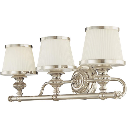 Hud2003pn Milton 3 Bulb Bathroom Lighting Polished Nickel At Hud2003pn Milton 3 Bulb Bathroom Lighting Polished Nickel At Fergusonshowrooms