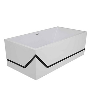 HMIL6333HTOWHIBNDB Millennium Unique Size Soaking Tub - White HMIL6333HTOWHIBNDB Millennium Unique Size Soaking Tub - White
