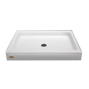 JCAY4834SCXXXXW Cayman Single Threshold 48'' and Larger Shower Base - White JCAY4834SCXXXXW Cayman Single Threshold 48'' and Larger Shower Base - White