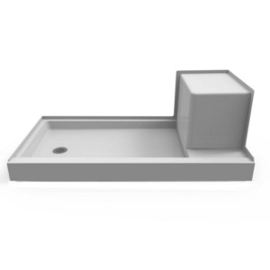 JCAS6030SLXXXXW Catalina Single Threshold 48'' and Larger Shower Base - White JCAS6030SLXXXXW Catalina Single Threshold 48'' and Larger Shower Base - White